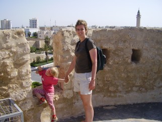 het uitzicht vanaf de vesting