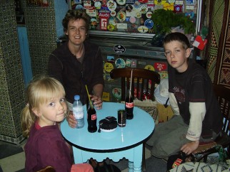 Twee muntthee en 2 cola.