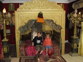 Toch nog even in een tapijtwinkel beland.