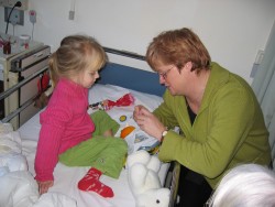 Glenda komt op bezoek