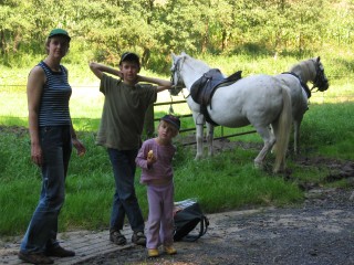 Een rustpause, de eerste middag hebben we twee uur gelopen, de ochtend daarop 3 uur