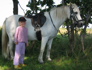 Willemijn met haar paard Marco Polo