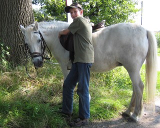 Janwillem met zijn Schneewitje