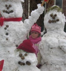 Willemijn tussen de poppen