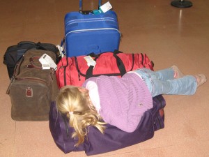 Even uitrusten na de reis