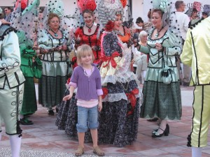 Verklede spanjaarden