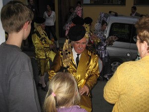 trekken langs het pension