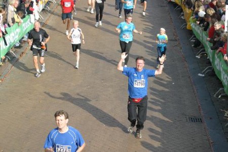 Finishfoto van Maarten