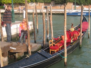 een luxe gondel, maar er wordt nauwelijks gezongen
