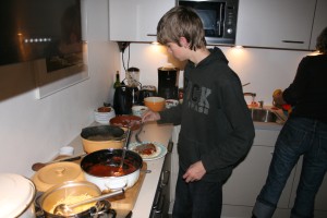 daarna lopend buuffet