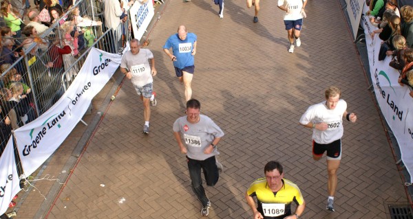 Maarten in zijn eindsprint