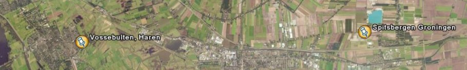 Spitsbergen is direct ten oosten van ons huis (kaart google earth)