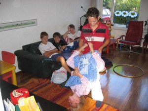 Verjaardag met slaappartij