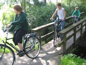 Fietsen naar de stad via Westerbroek