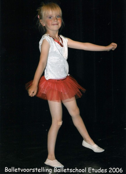 Willemijn als balletdanseres